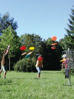 Schwabmünchen: Discgolfanlage im Park