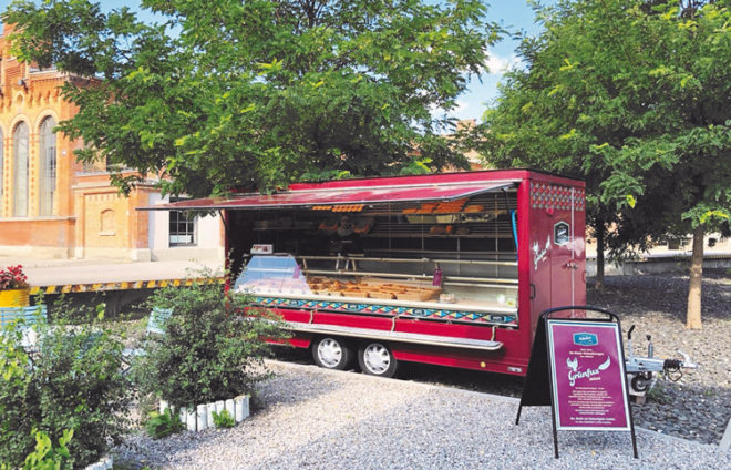 Bäckerstand in Augsburg