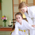 Zwei Aikido-Mädchen