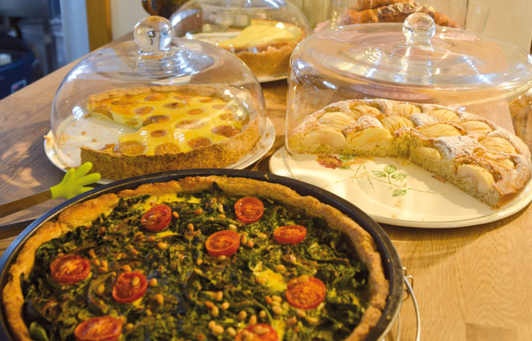 Herzhafte und süße Kuchenspeisen
