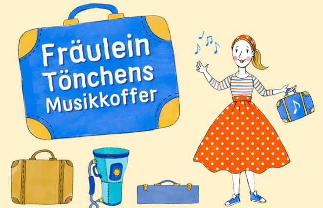 Illustration von Fräulein Tönchens Musikkoffer