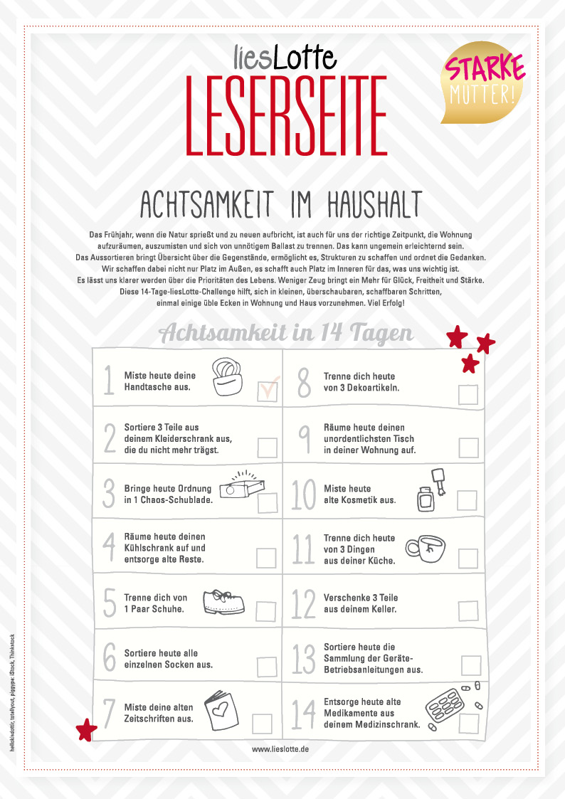 Aussortieren Ideen