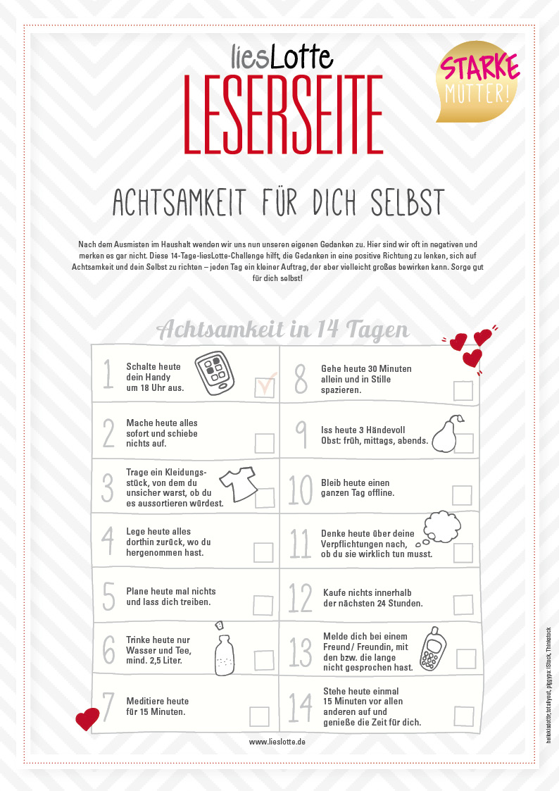 Achtsamkeit Übung
