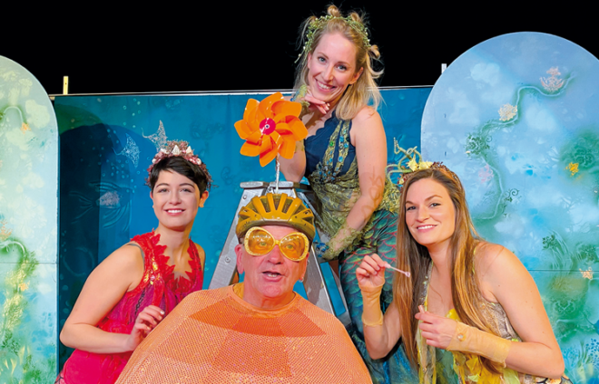 Theater Fritz und Freunde als Fischwesen