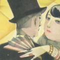 Gemälde eines Tanzpaars aus den 1920er Jahren