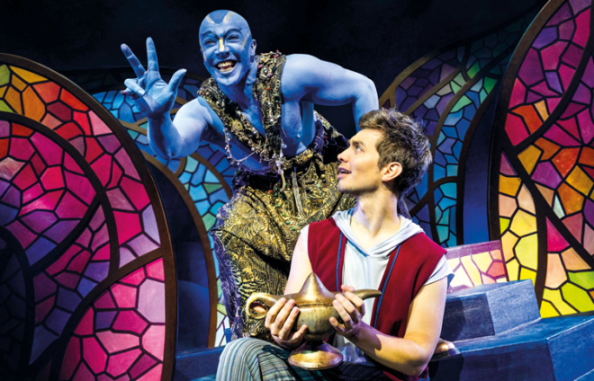 Aladin und der blaue Geist aus einem Musical