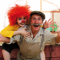 Schauspieler als Meister Eder und Pumuckl