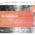 Screenshot Onlinepräsenz Kulturkiesel