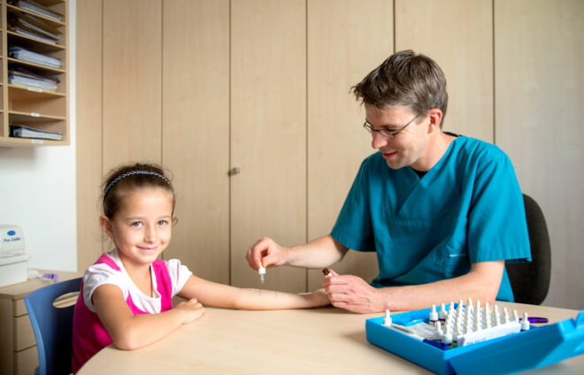 Kind in der Paediaterie