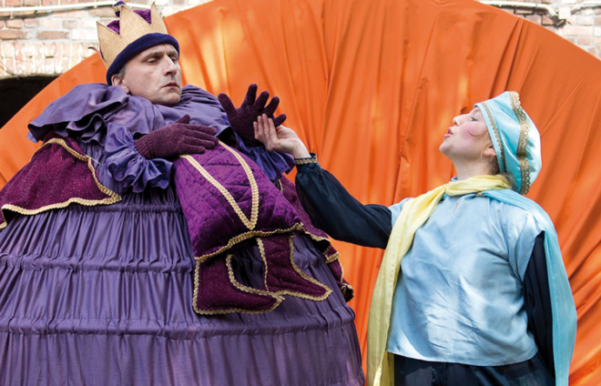Theaterdarsteller in "Der kleine Prinz"