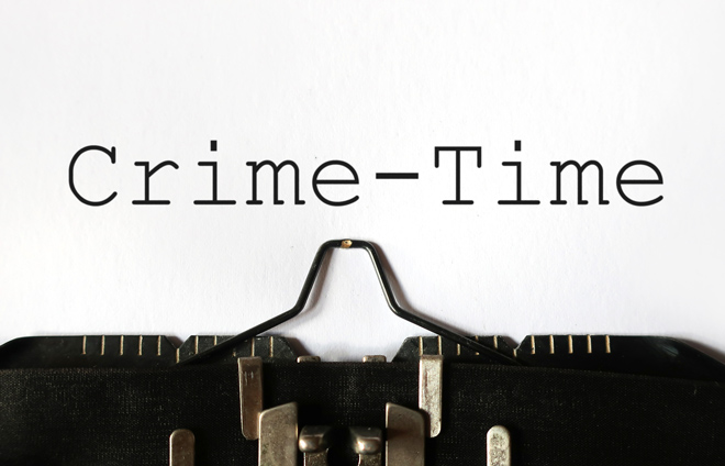 Schreibmaschine Nahaufnahme Crime-Time