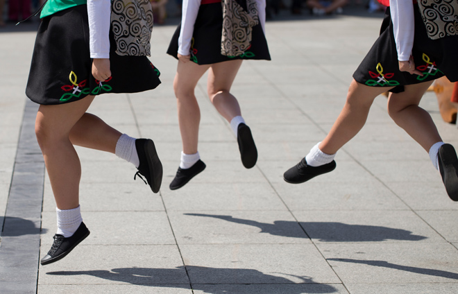 Irische Tänzer