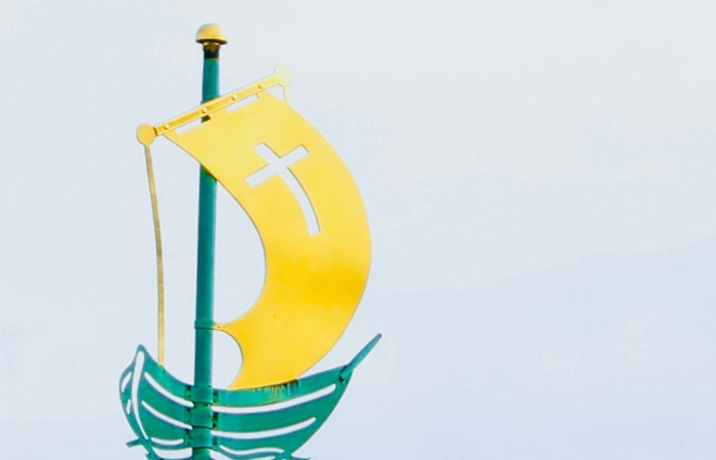Segelboot Wetterfahne