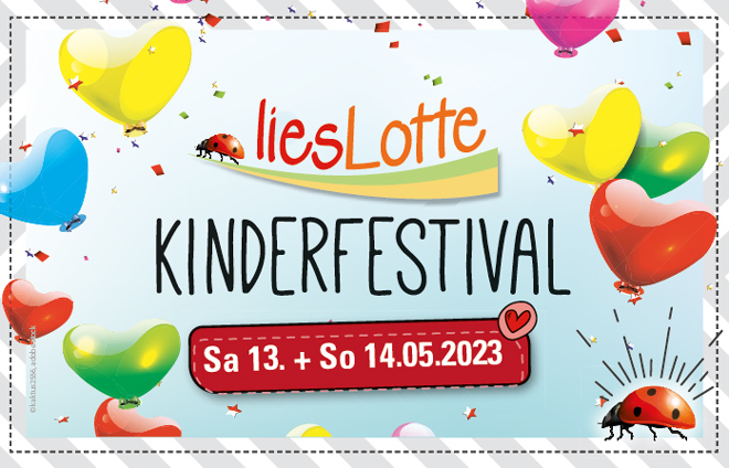 Banner liesLotte Kinderfestival 2023
