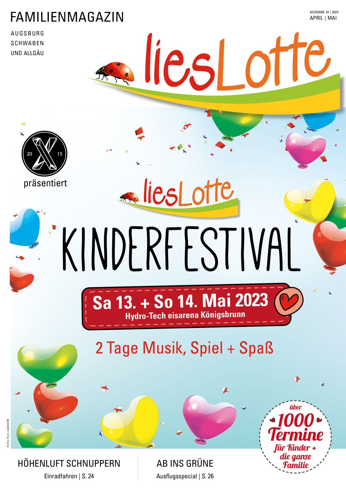 Titelbild liesLotte Ausgabe 81 - April | Mai 2023