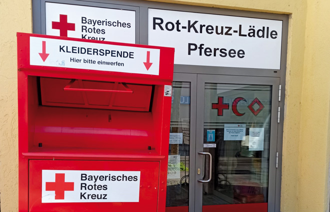 Rotes Kreuz-Lädle in Pfersee