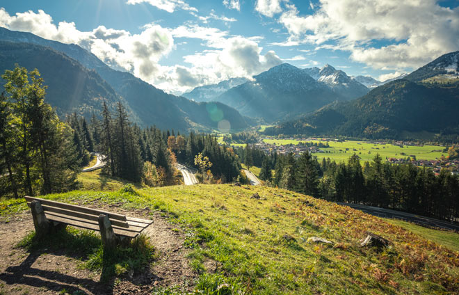 Hindelang Allgäu Aussicht