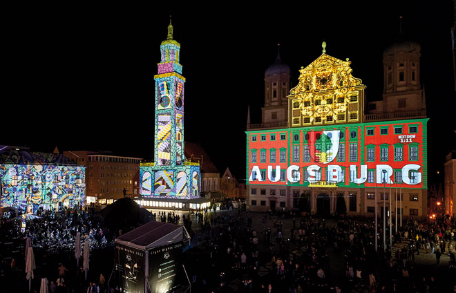 Lightnights Augsburg Lichter der Stadt