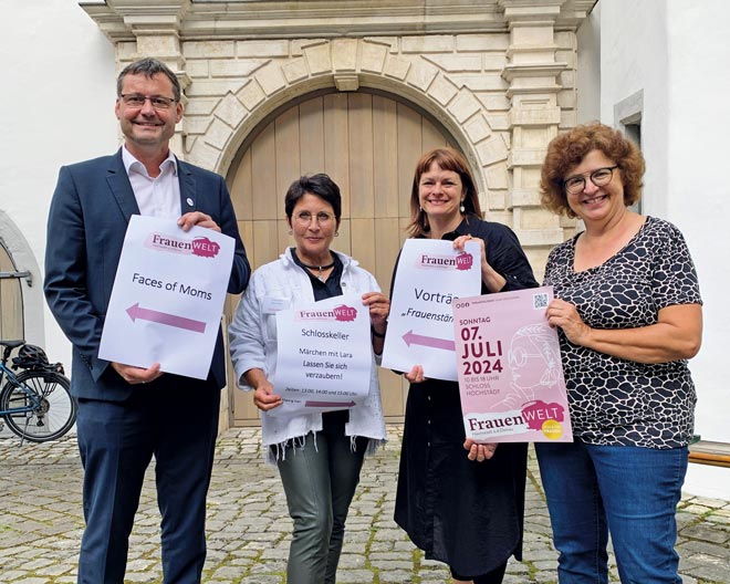 Frauenwelt Stephan Karg, Claudia Kohout, Sonja Gastl und Roswitha Riede