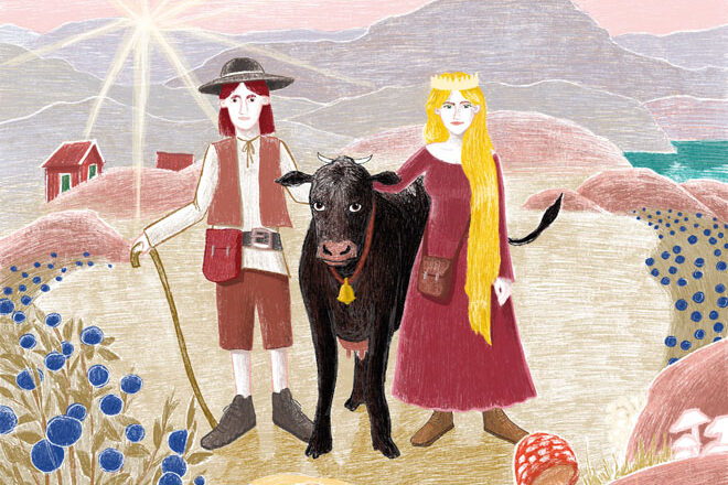 Goldhaar Illustration Veronika Eckl