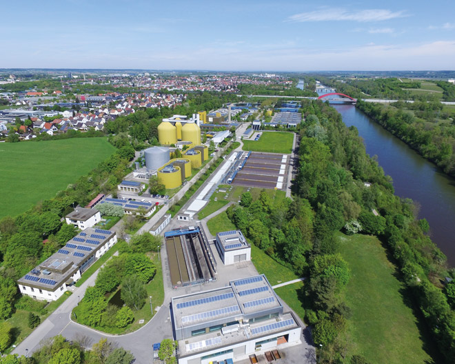 Luftbild Klärwerk Augsburg