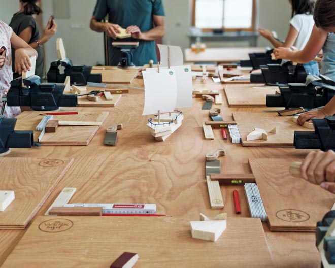 Kindergeburtstag in der Werkinsel