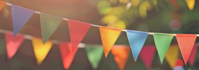 Partygirlande Kindergeburtstag Augsburg liesLotte