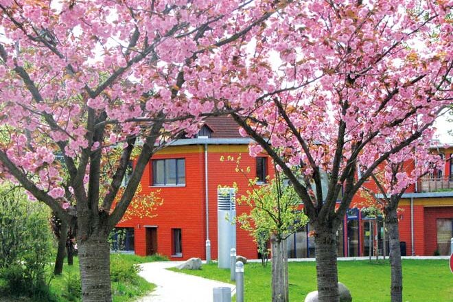 Eukitea Theaterhaus im Frühling