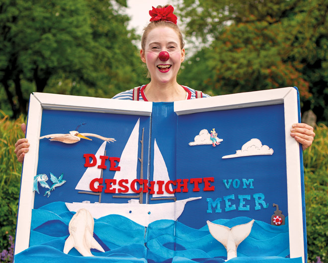 Clowness theater Die Geschichte vom Meer