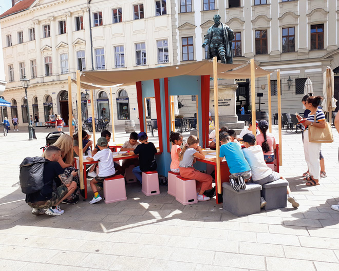 Kunstmobil Fuggerplatz Augsburg